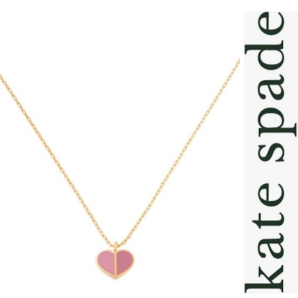 Kate Spade Pink Heart Necklace